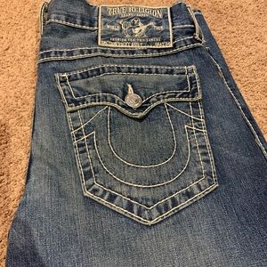 Men’s True Religion Jeans.